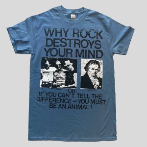 Rock destroys – Blau indigo